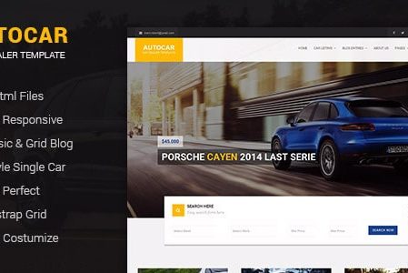 Autocar - Car Dealer Template