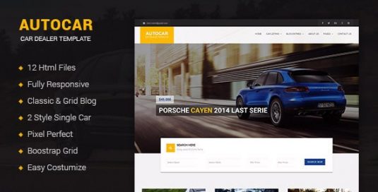 Autocar - Car Dealer Template