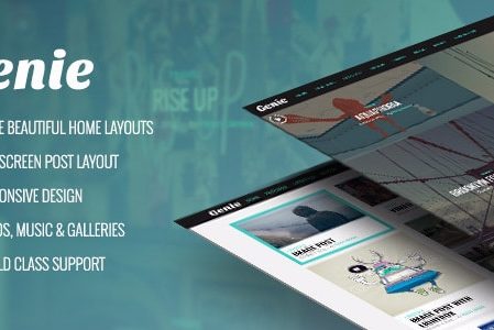 Genie – Personal Blog Theme