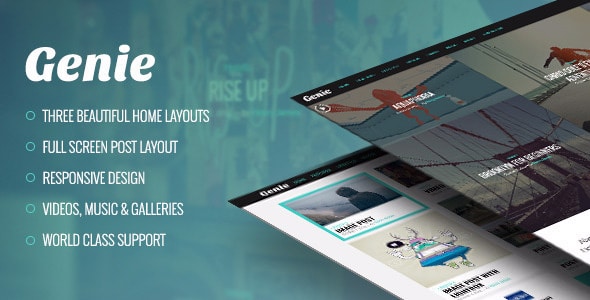 Genie – Personal Blog Theme