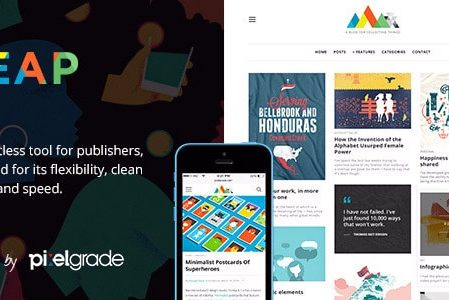 HEAP - A Snappy Responsive WordPress Blog Theme