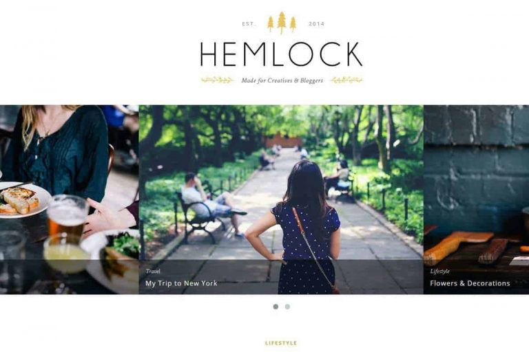 Hemlock - A Responsive WordPress Blog Theme