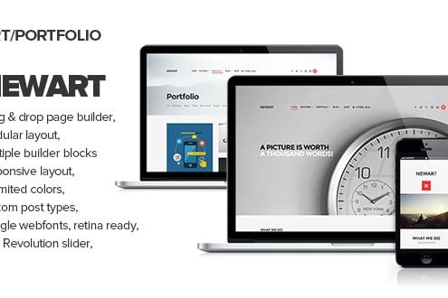 NewArt - Stylish Art & Portfolio Theme