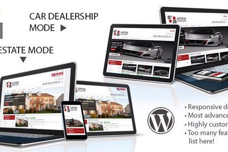 OpenDoor Responsive Real Estate and Car Dealership