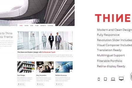 Thine Thine Responsive Modern WordPress Theme