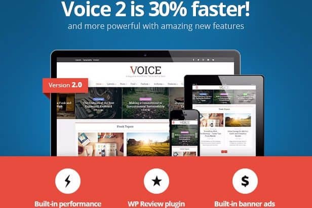 Voice - Clean News/Magazine WordPress Theme