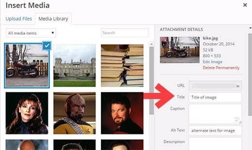 How to Add Image Title in WordPress