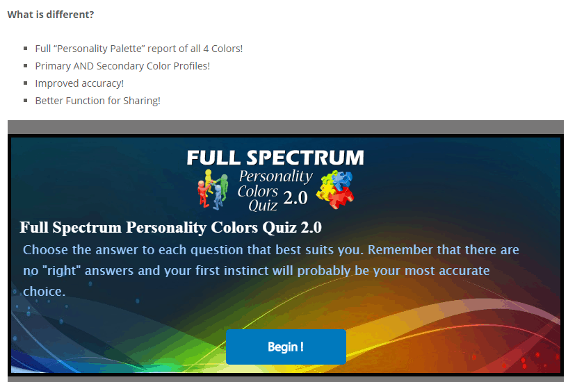 Full Spectrum Quiz