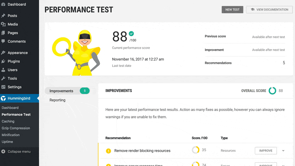 Super Charge Your Site’s Speed with Hummingbird