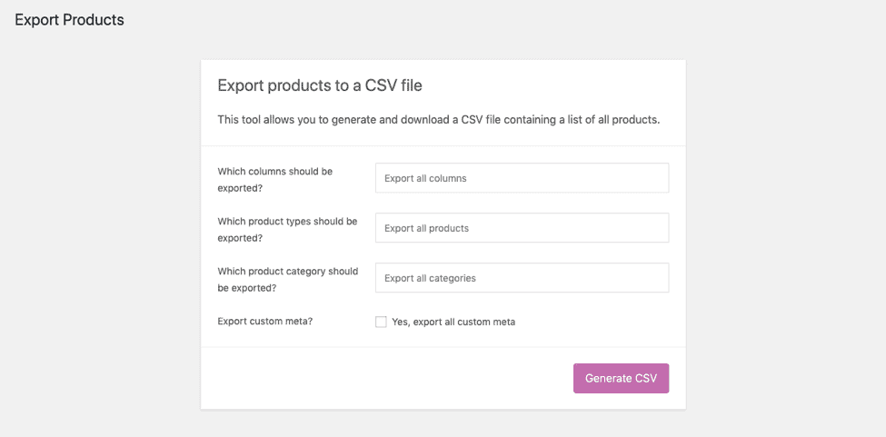 Export to CSV File