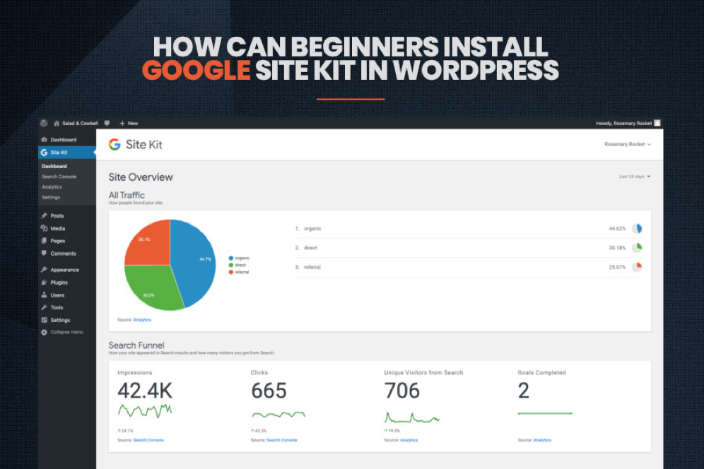 How Beginners can install Google Site Kit in WordPress