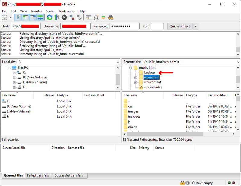 Drag to Backup Folder