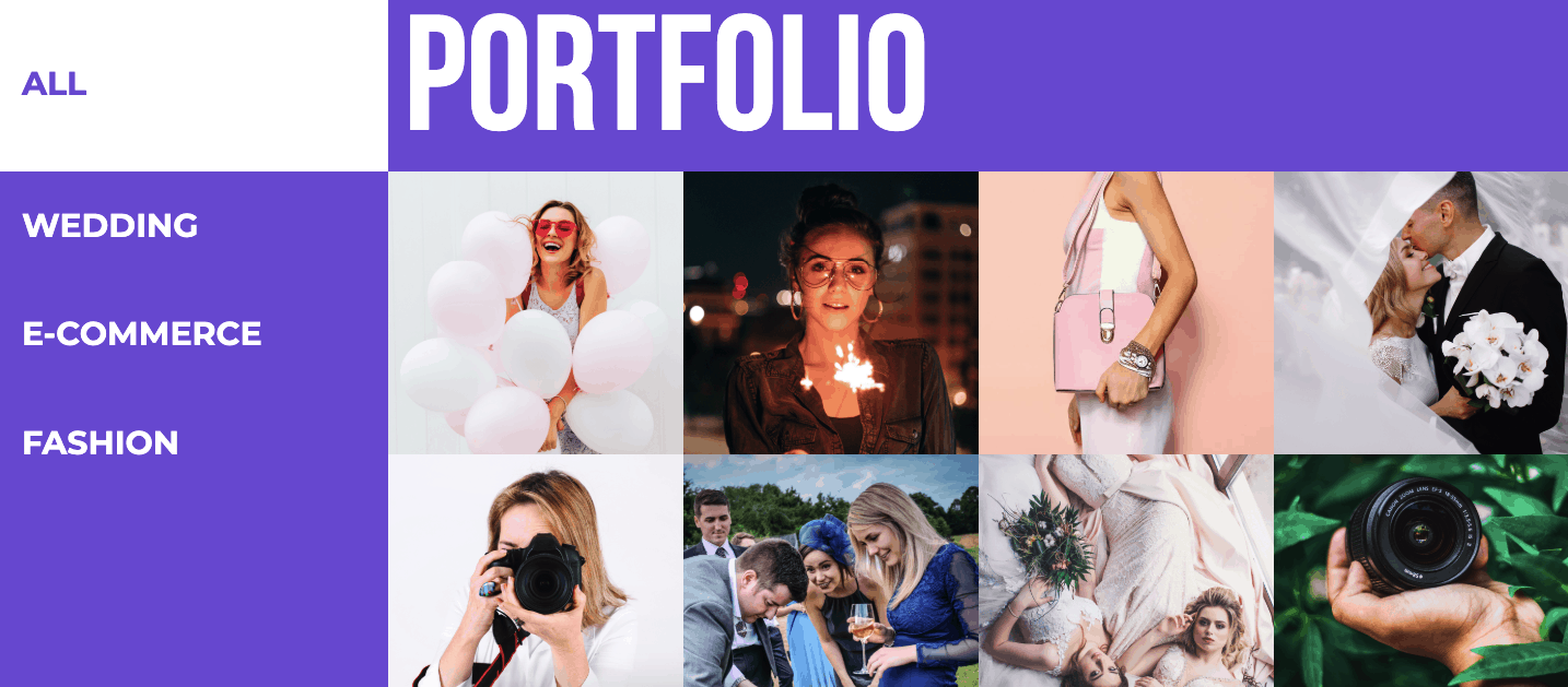 Keenshot, the best WordPress photography theme 2023 4 Portfolio