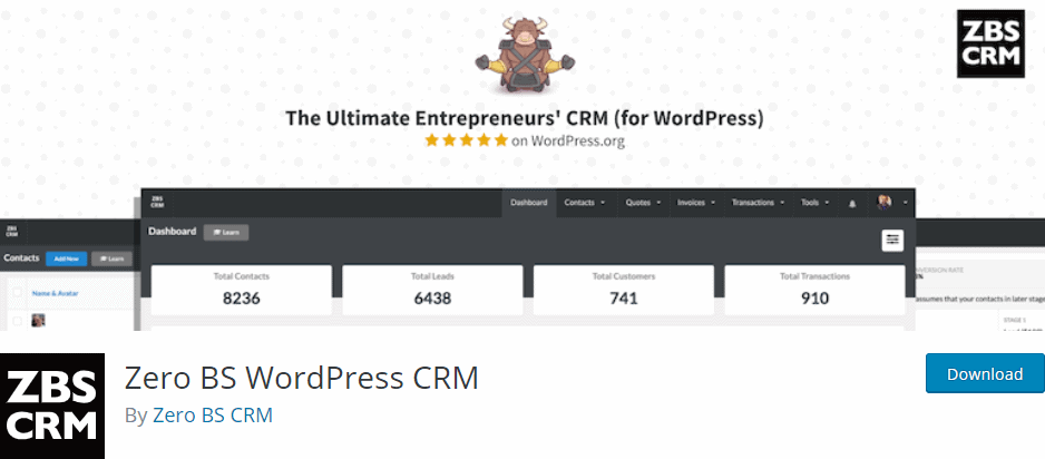 Zero BS WordPress CRM