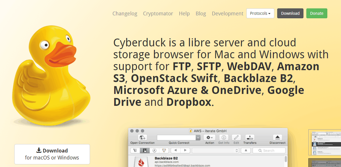 Cyberduck 