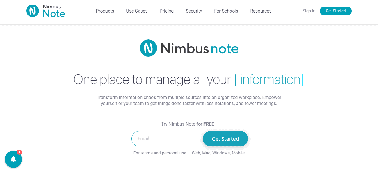 Nimbus Note