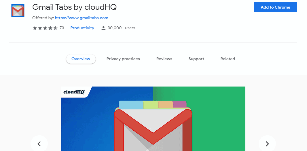 Gmail Tabs by cloudHQ