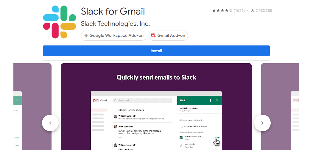 Slack for Gmail