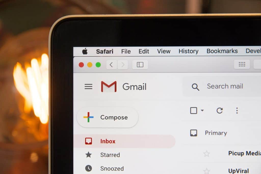 Gmail toolbar