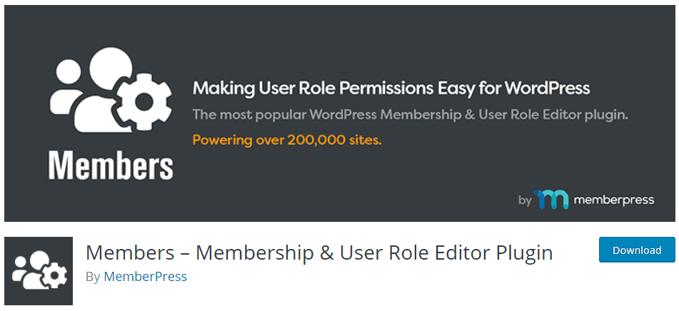 Members-membership & user role editor plugin add users app banner