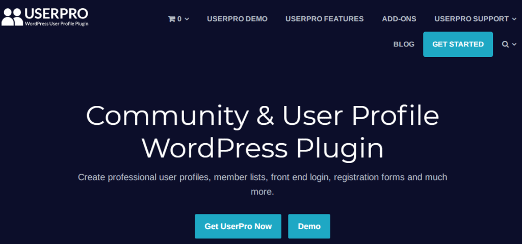 UserPro – Community and User Profile WordPress Plugin