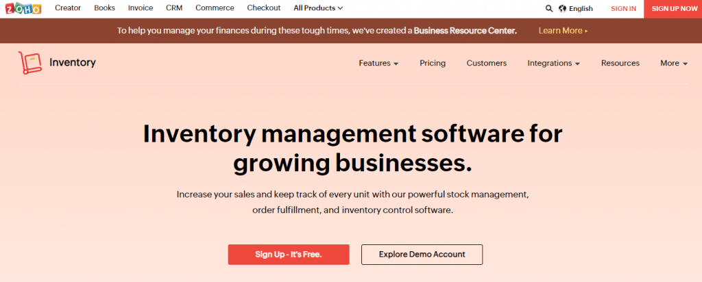 Zoho Inventory