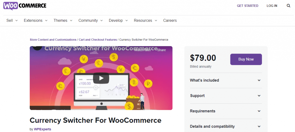 Currency Switcher For WooCommerce