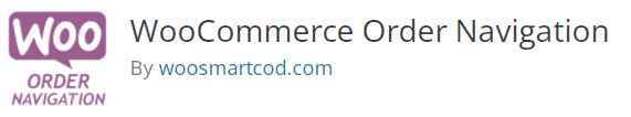 WooCommerce Order Navigation