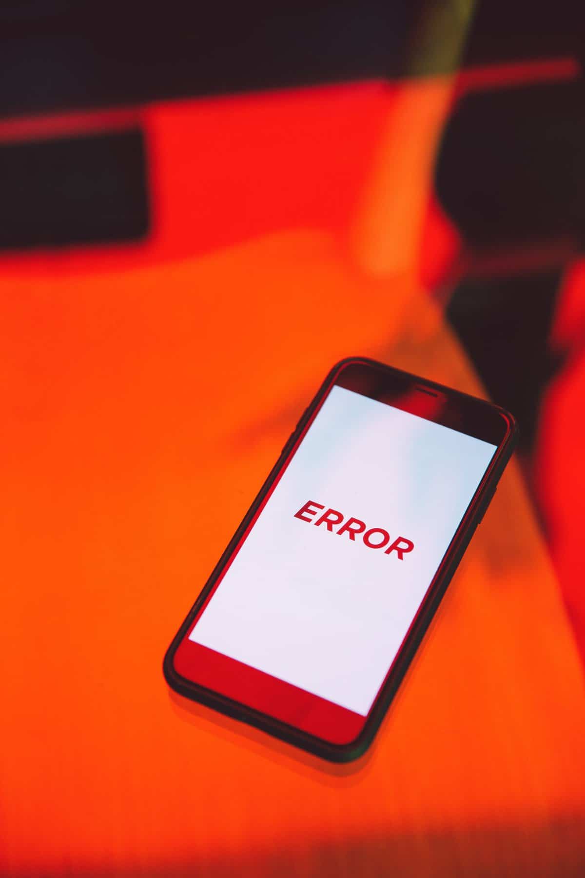 4xx errors phone