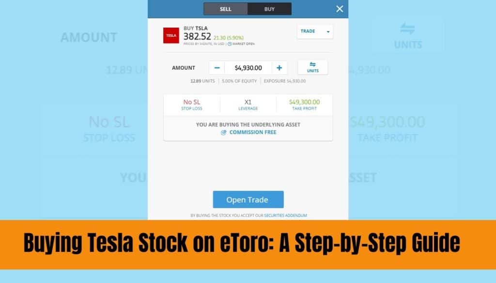Buying Tesla Stock on eToro: A Step-by-Step Guide
