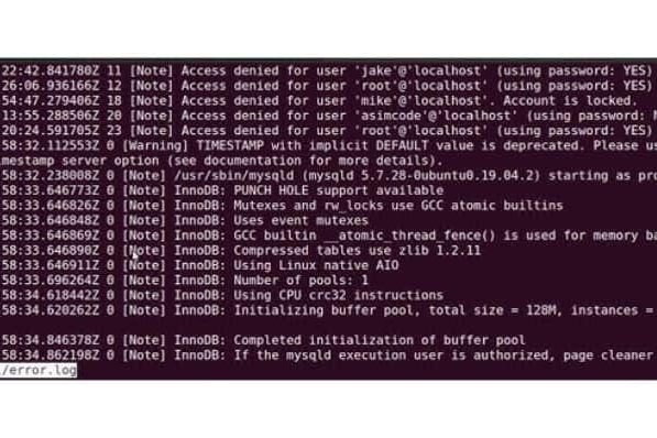 Checking MySQL Error Logs for Diagnostic Clues Checking MySQL Error Logs for Diagnostic Clues