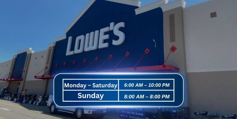 Lowe’s Regular Store Hours