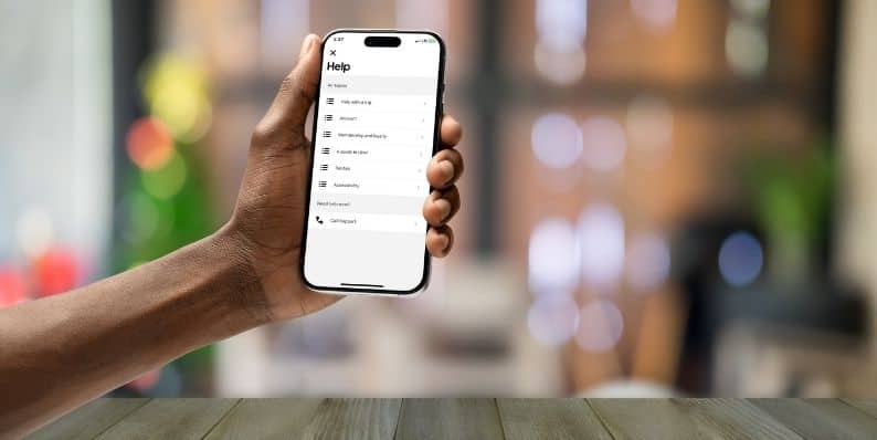 Get Help in the Uber Driver App