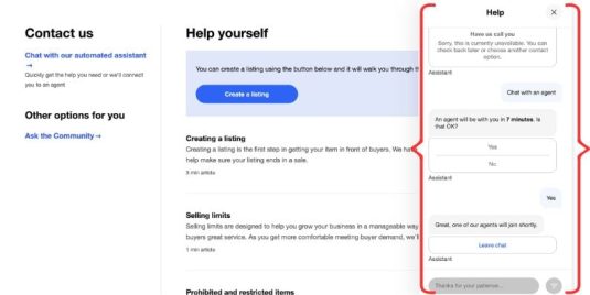 How to Chat With an eBay Agent Online