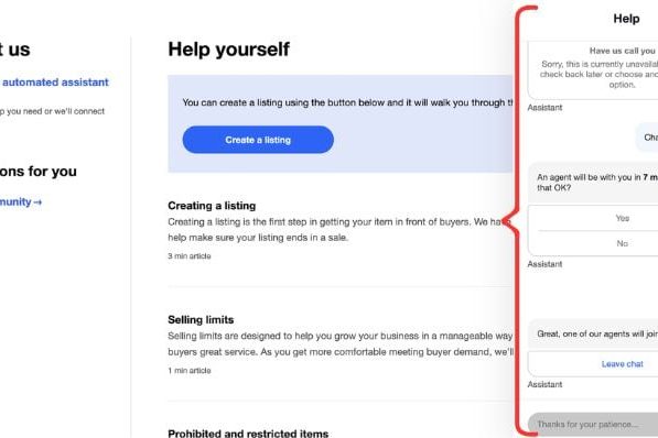 How to Chat With an eBay Agent Online