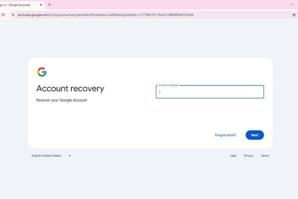 Start at Google’s Own Account Recovery Page Start at Google’s Own Account Recovery Page