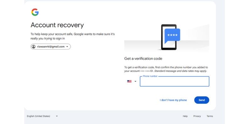 Use Your Recovery Options to Prove It Is You