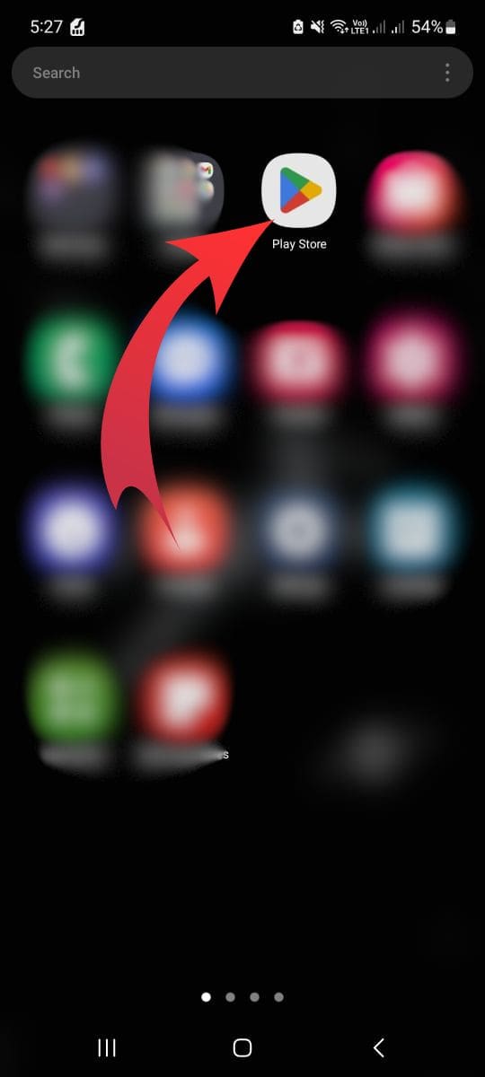 First, open the Google Play Store app. You can find this app on your Android phone or tablet.