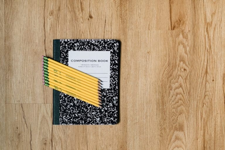 white and black card on brown wooden table ai education, personalized learning, wordpress dashboard