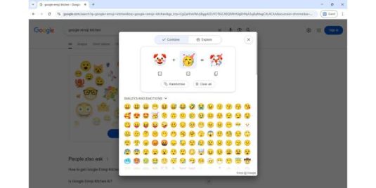 How to Access Emoji Kitchen in Google Search (Browser Version) How to Access Emoji Kitchen in Google Search (Browser Version)