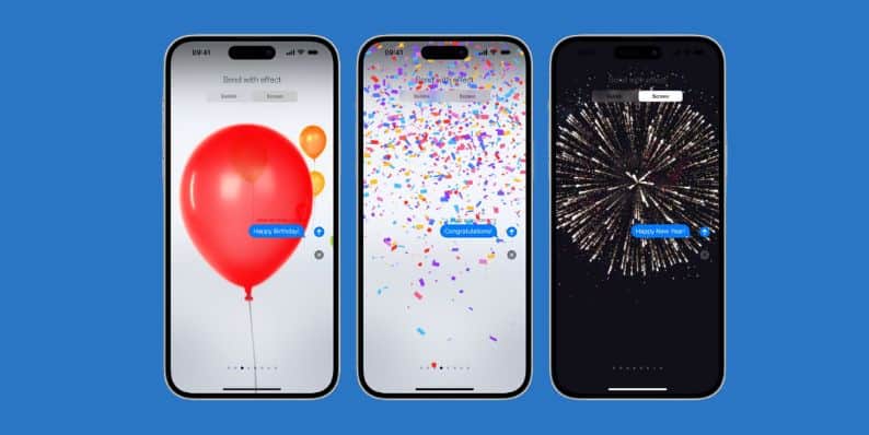 What Are iPhone Text Message Effects?