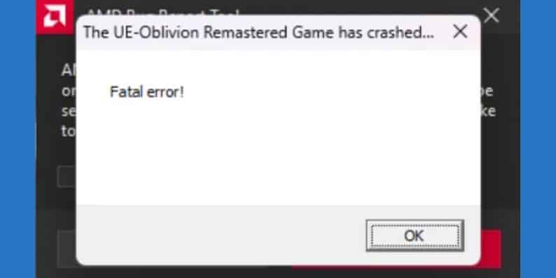 What Is the Oblivion Remastered Fatal Error?