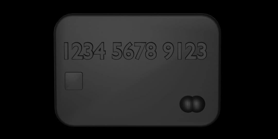 A black and white photo of a credit card upload interface chatgpt input image screenshot