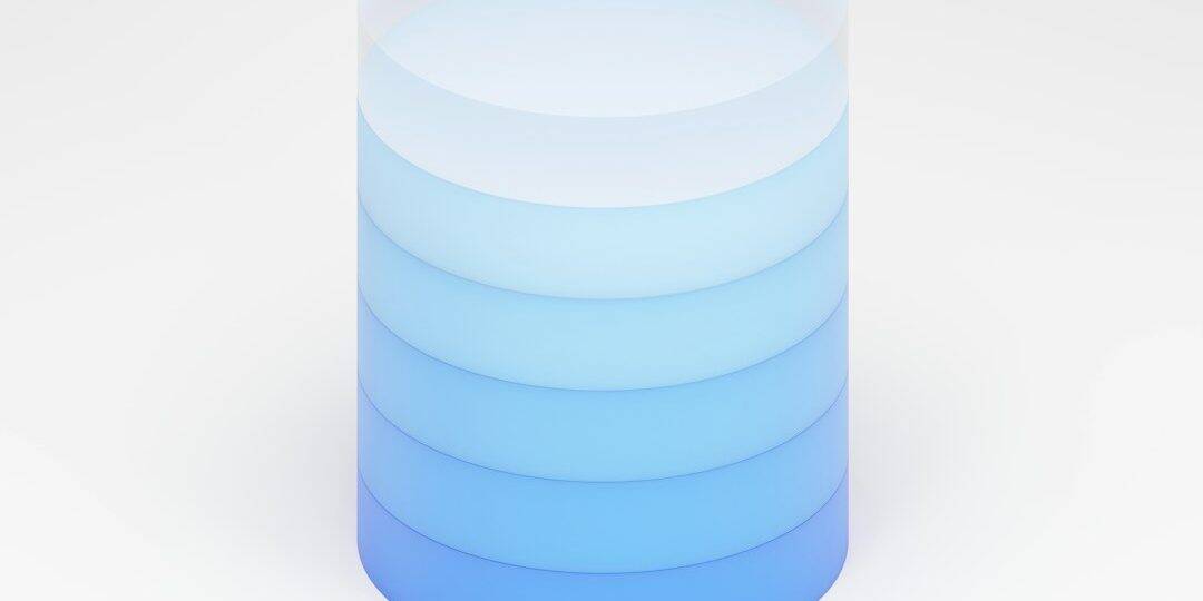 a stack of stacked blue and white plates macos disk utility, partition list, apfs container