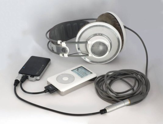 white and silver headphones spatial audio, headphones, immersive sound setup