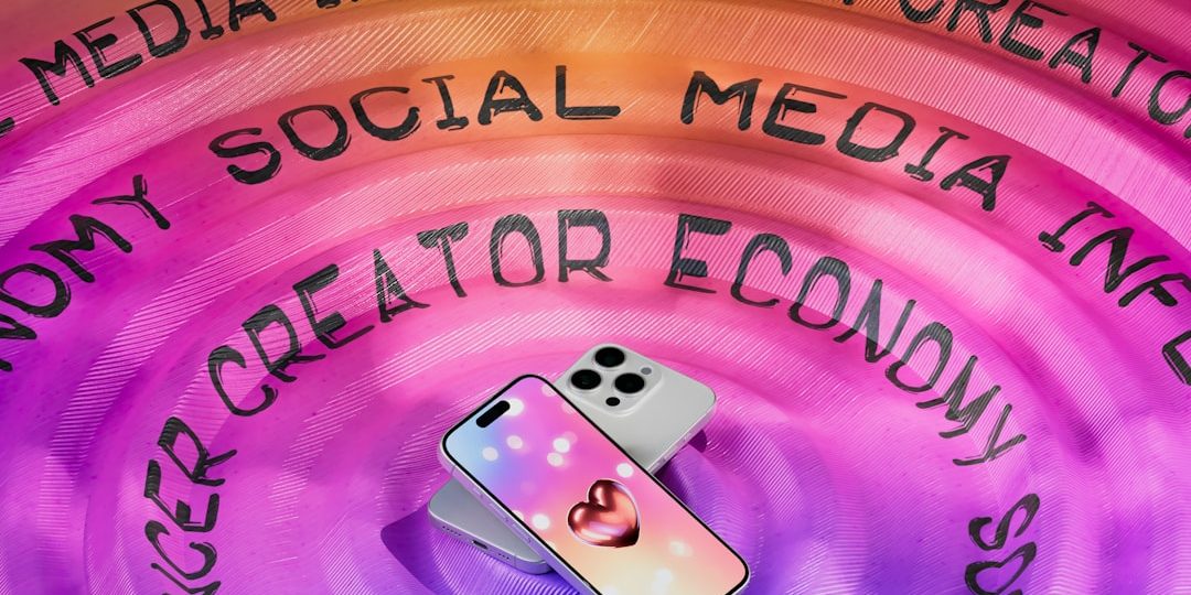 A cell phone sitting on top of a purple circle social media engagement tips reels