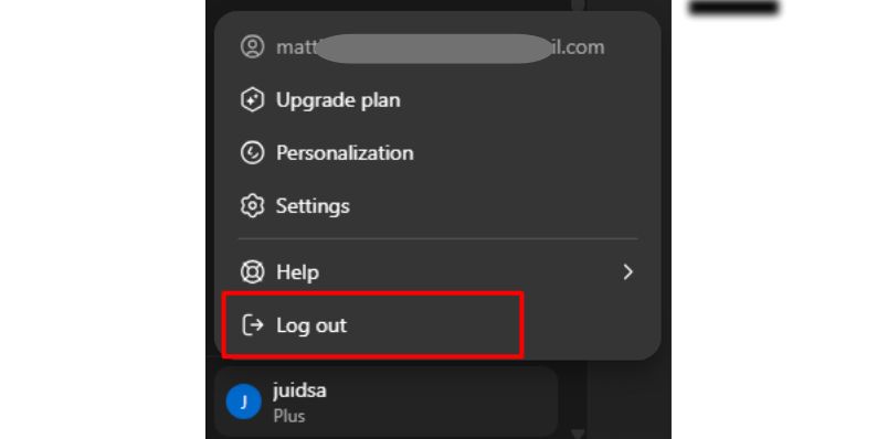 Log Out and Log In Again