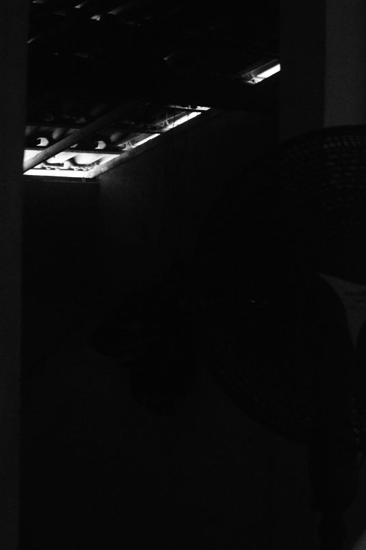 a black and white photo of a person in the dark happy video editor, smooth timeline, editing software success